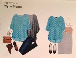 Papermoon Aqua Blouse